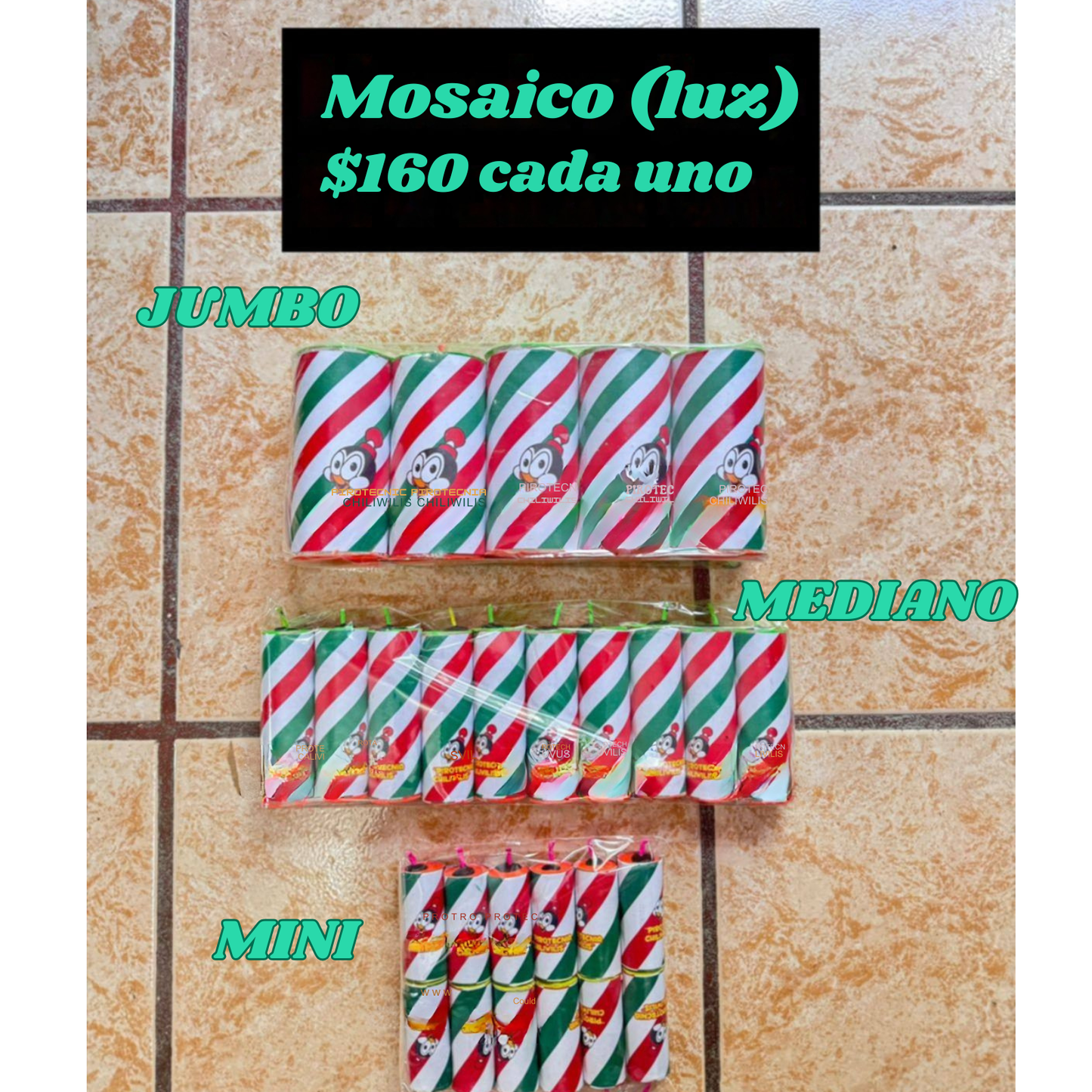 MOSAICOS PAQUETES INDIVUDIALES