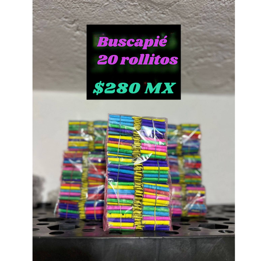 BUSCAPIE 1 Paq. CON 20 ROLLITOS