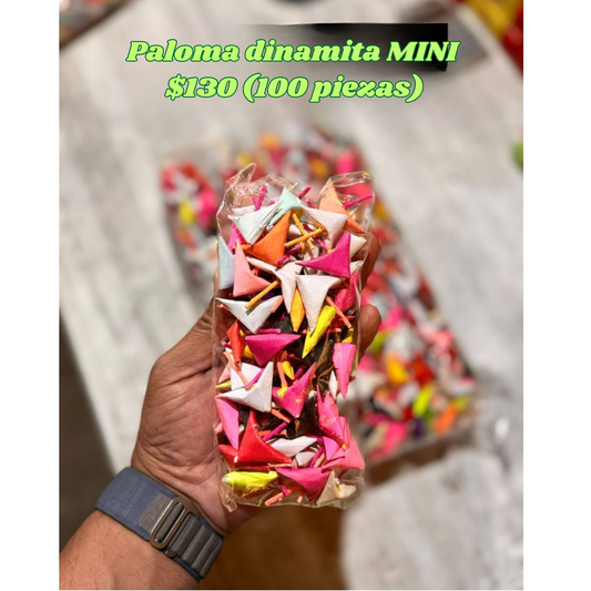 PALOMA DINAMIT4 MINI 1 Paq. CON 100 Pz.